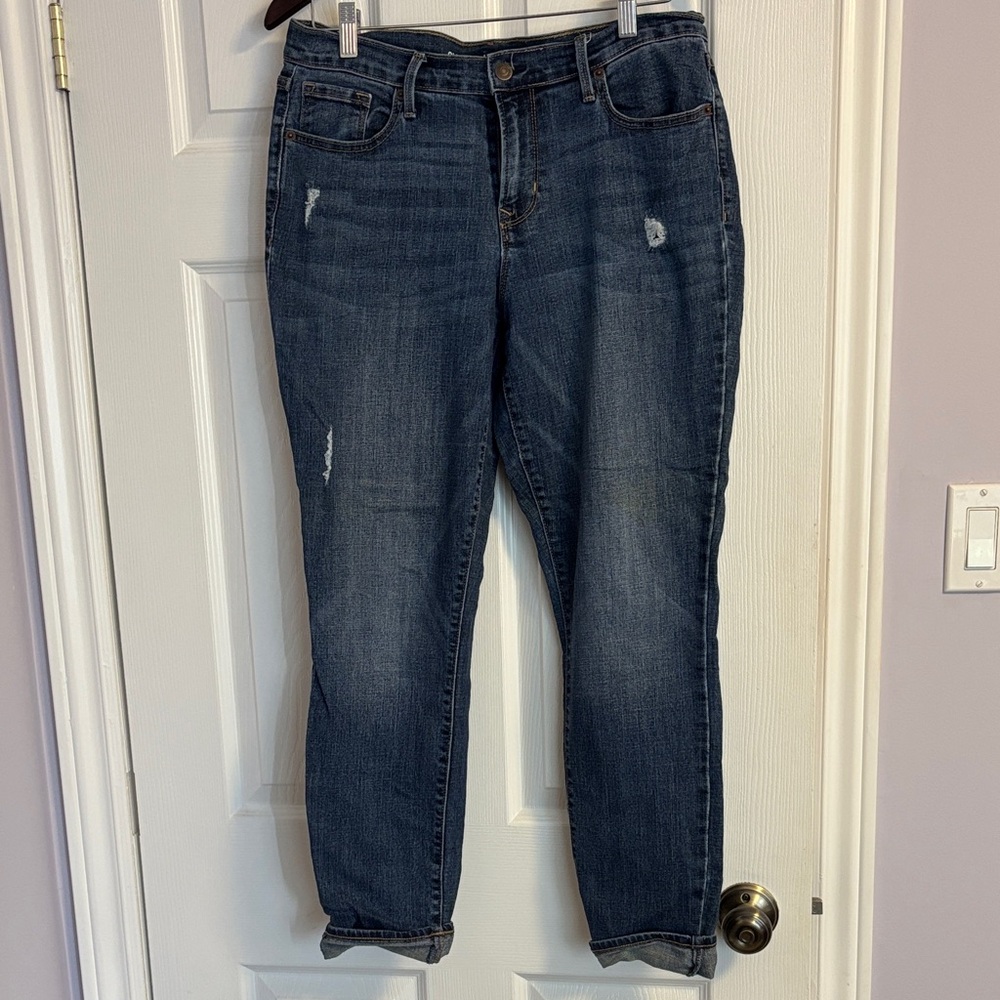 Old Navy Women's Curvy Mid-rise Medium Wash Jeans Size 10 R